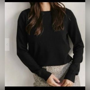 Jenni Kayne Hudson Merino Wool Crewneck Sweater Gray 2XL